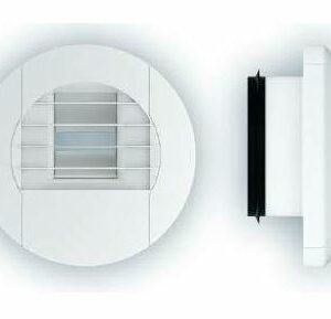 Bouche extraction Ø 125 cuisine ALIZE TEMPO HYGRO 10/45/120 HCP 3 à piles (3V)