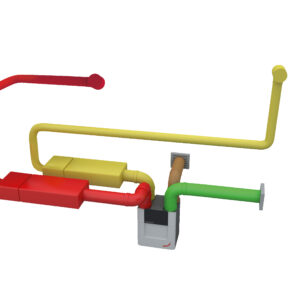 ComfoKit ZEHNDER COMFOAIR Q 350 + reseau de distribution DN75