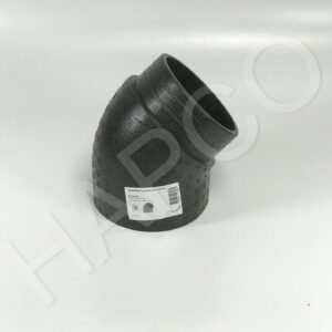 ComfoPipe COMPACT 125, Coude 45°, ø125mm/ø155 mm
