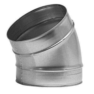 Coude à 30° - DN 125 en galva sans joints