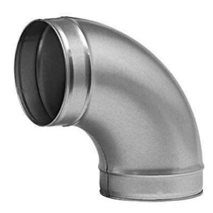 Coude à 90° - DN 200 en galva sans joints