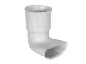 Coude adaptateur vertical FRAENKISCHE  Profi-Air 132 x 52 mm / diamètre 75