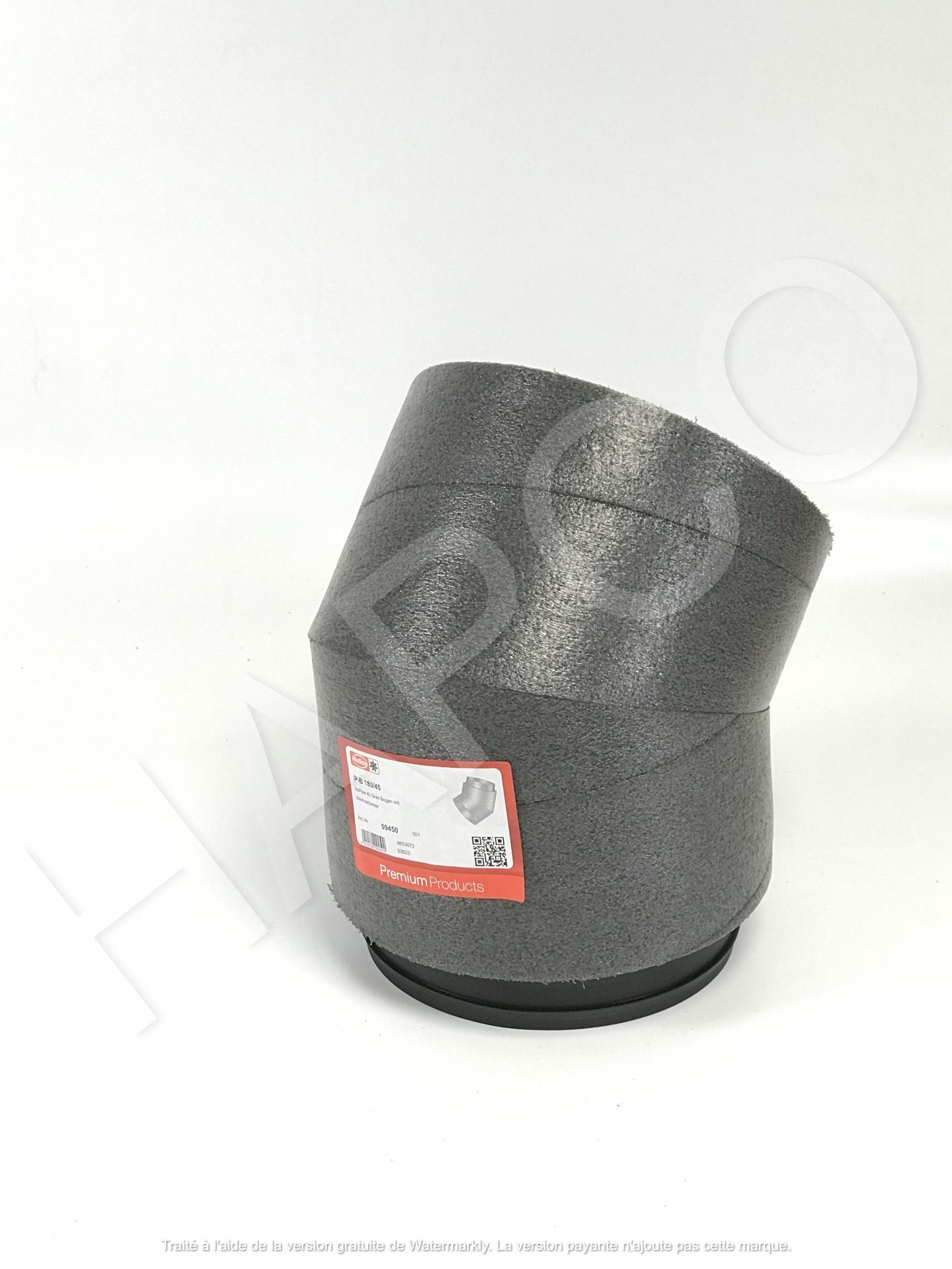 Coude Isolé ISOPIPE 180 à 45° IP-B 180/45