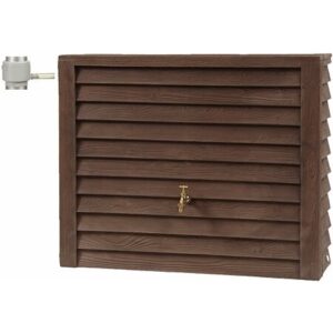 Kit Cuve WOODY bois foncé - 350 L -livré avec collecteur filtrant Eco gris et r