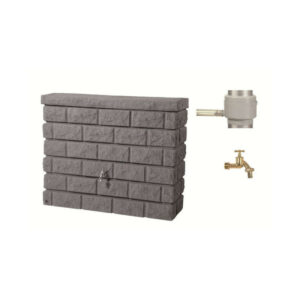 Kit Mur ROCKY GRIS GRANITE - 400 L -livré avec collecteur filtrant Eco gris et r
