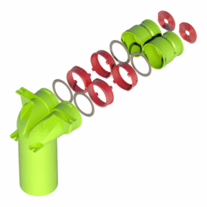 Kit Plenum ø125 UBBINK, Té AE48C