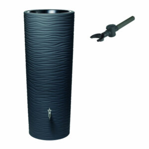 Kit Réservoir NATURA GRAPHITE 2 en 1 - 350 L - avec bac à plantes intégré, livr