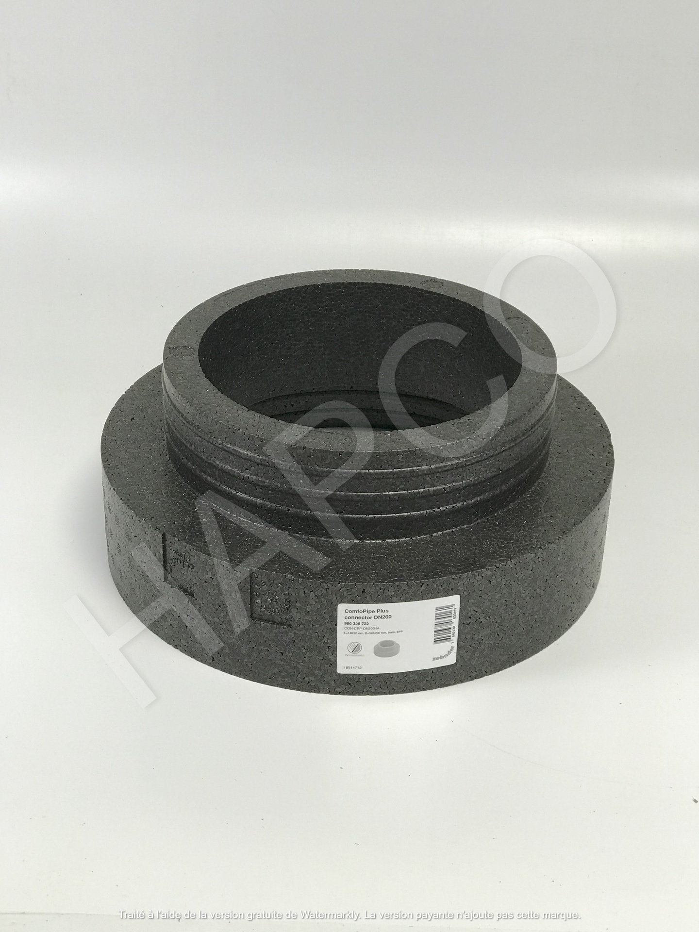 Manchon PPE COMFOPIPE PLUS isolé DN int. 200mm,Ep. 43 mm Mâle-Femelle