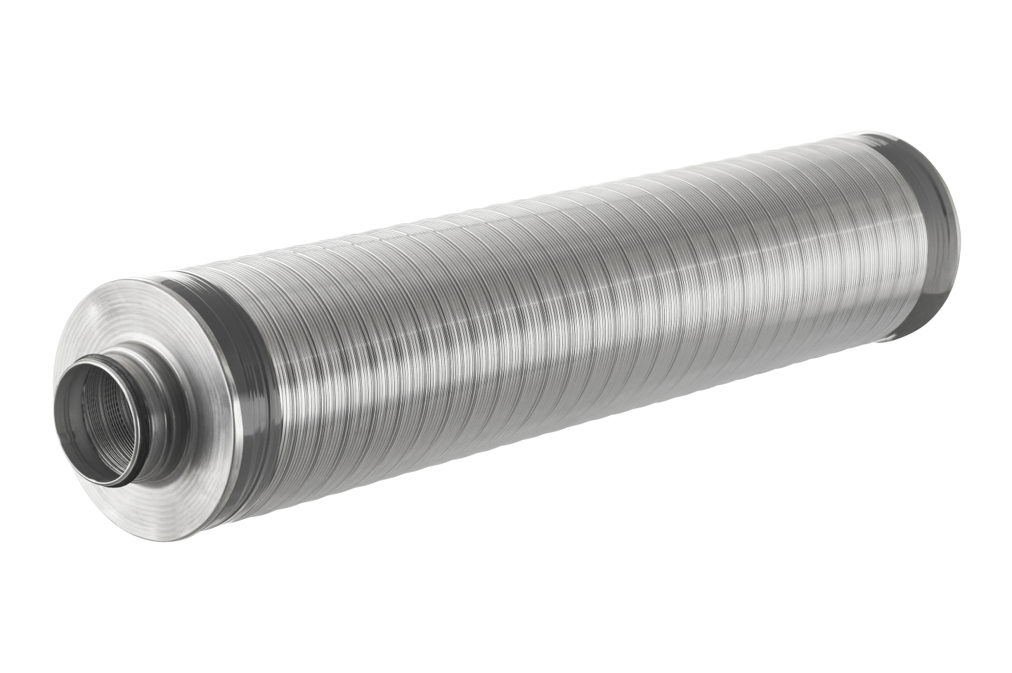 Silencieux semi-flexible Lg 0.5 mètre, diam. 125, Ep. 25 TSD 25, à joints