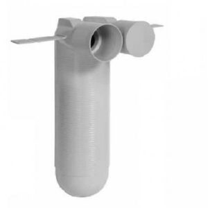 Sortie 90° profi-air classic pour bouche d'aération 2xDN75 / Bouche DN 125