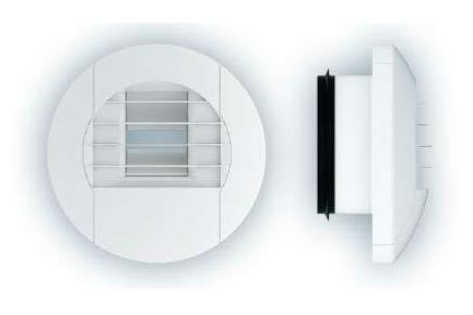 Bouche extraction Ø 125 cuisine ALIZE TEMPO HYGRO 10/45/105 HCP 3 à piles (3V)