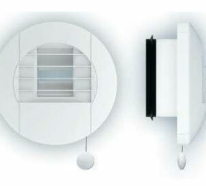 Bouche extraction Ø 125 cuisine ALIZE TEMPO HYGRO 10/45/135 HCC 5 commande corde