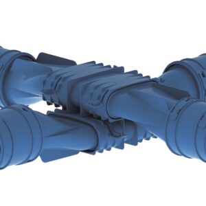 Ensemble de croisement pour gaine ø92 avec joints