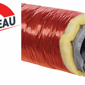 Gaine souple isolée renforcée, isolation 25 mm, D 80 mm, long 6 m