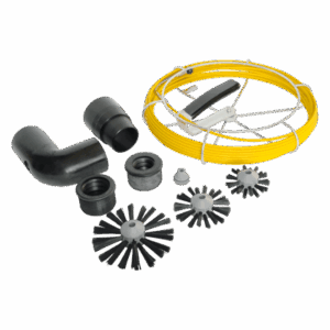 Kit de nettoyage pour conduits de ventilation PEHD HELIOS KWL-RS