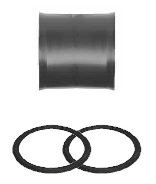 Manchon à butée femelle en HEKATHERM DN 200 pour puits canadien