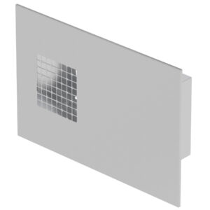 Grille combinée Dupla DN125 prise d'air DROITE INOX 200m3/h max